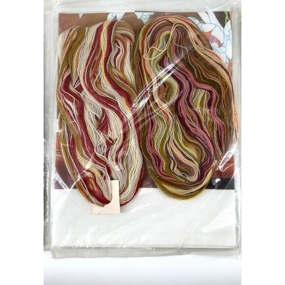 Bundle of 3 Elsa Williams Crewel Embroidery Kits – Peacock, Roses, Still Life - Picture 5 of 7